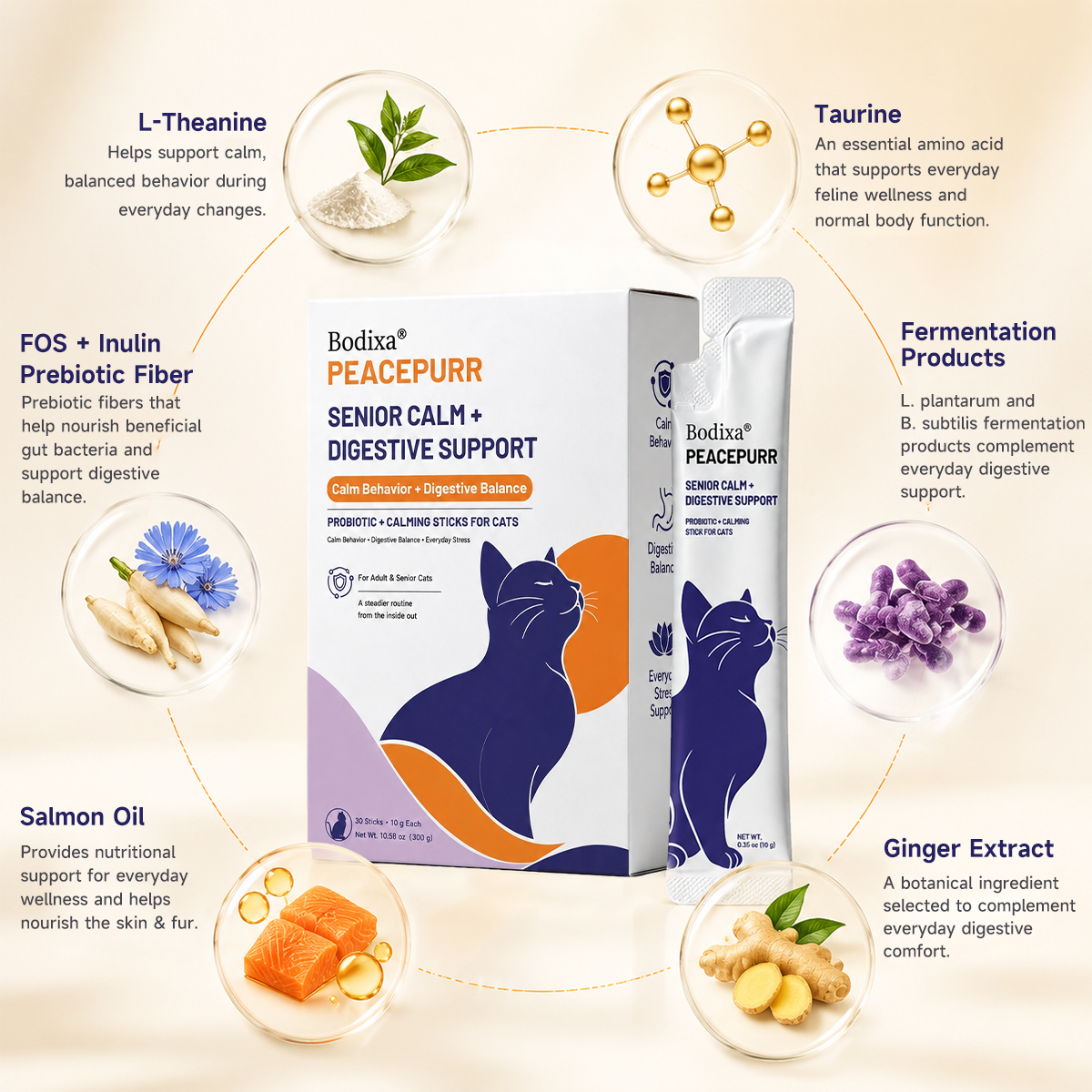 SENIOR CALM + DIGESTIVE SUPPORT - 6